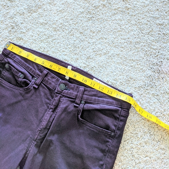 Deep Purple plum rag & bone skinny jeans - Picture 12 of 13